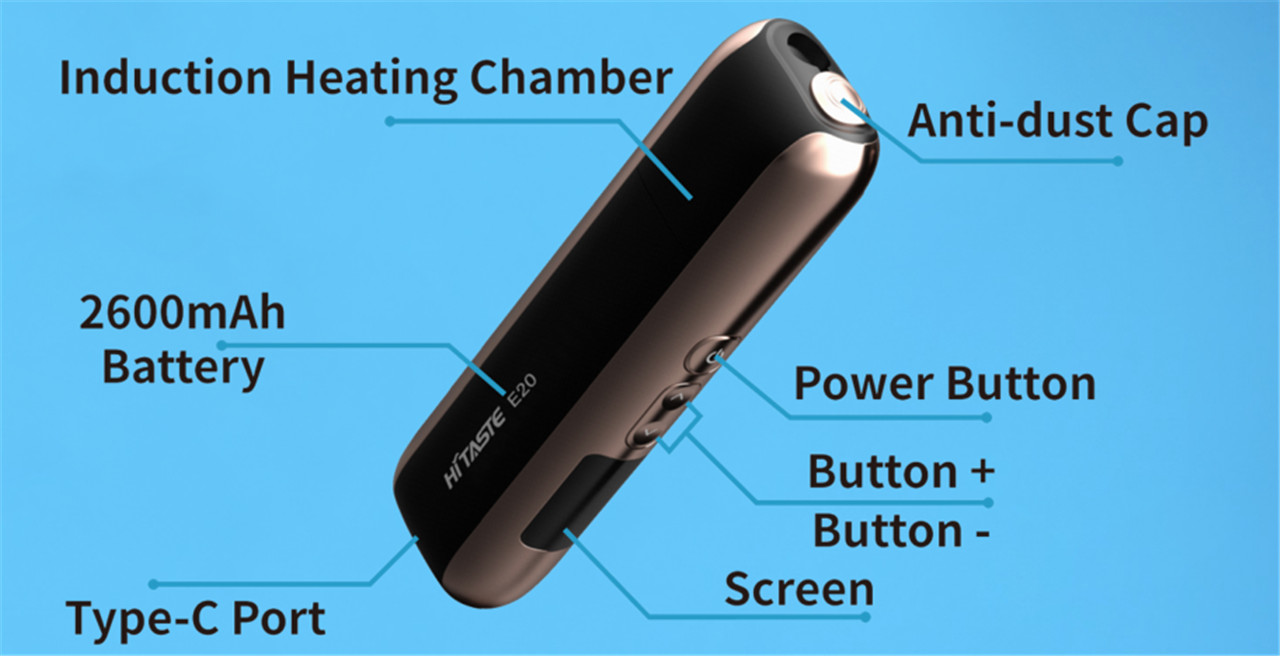 HiTaste E20 HNB, IQOS TRERA സ്റ്റിക്കുമായി പൊരുത്തപ്പെടുന്നു (13)