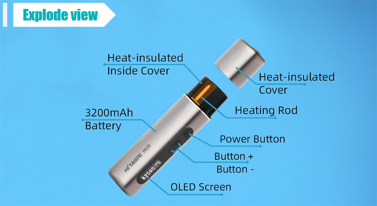 HiTaste Hi20 HNB compatível com IQOS, LIL stick (17)