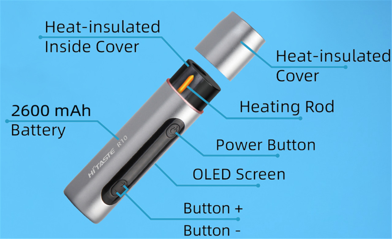 HiTaste R10 HNB dakọtara na IQOS, osisi LIL (11)