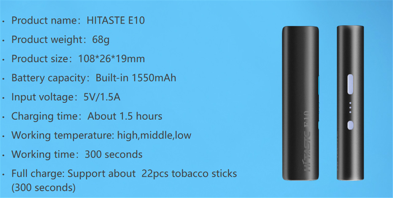 HiTaste E10 HNB compatible with IQOS TRERA stick (3)
